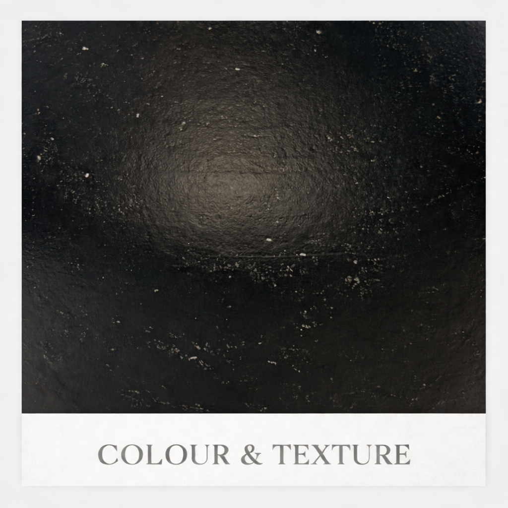 Matte Black Terracotta Vase