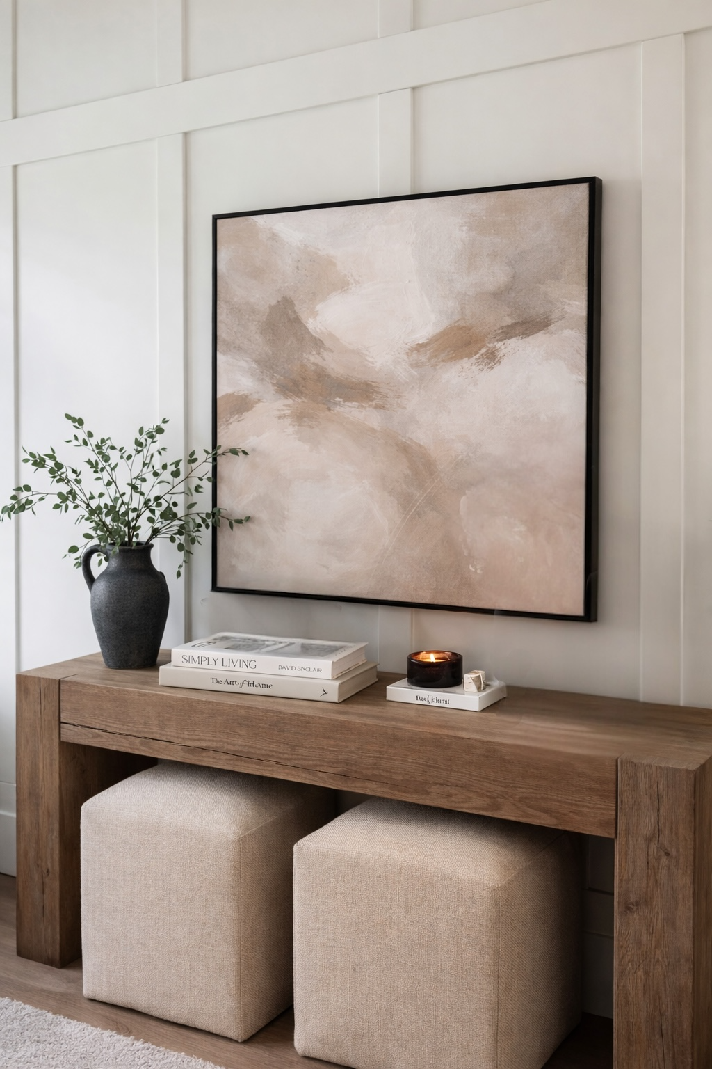 Rustic Charcoal Handle Jug