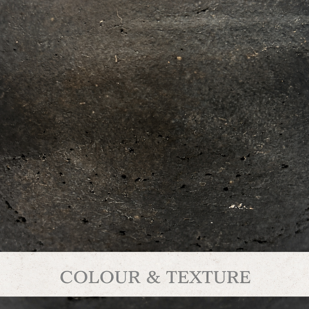 Rustic Charcoal Handle Jug