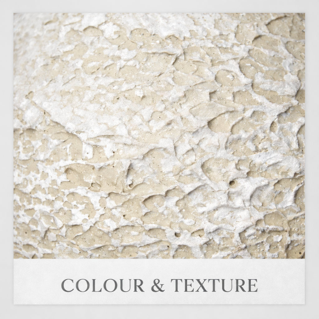 Rustic Ivory Terracotta Bud Vase